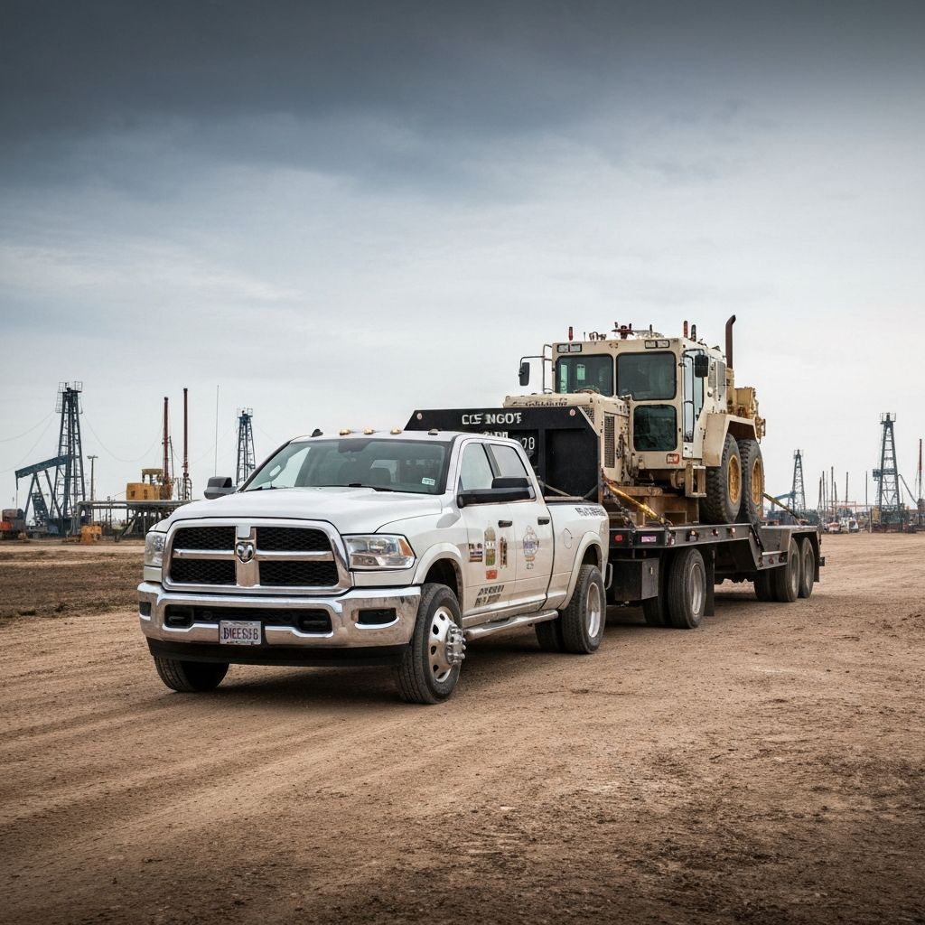 Rose Bros Trucking equipment hauling